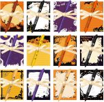 Yeaqee 36 Pcs Halloween Sticky Notes Set Include 12