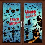 JCFIRE 87Pcs Larger Halloween Window Clings Stickers