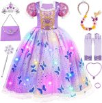 Meland Princess Dresses for Girls - Light Up Princess