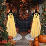 Halloween Decorations Outdoor Indoor, 2 Pack Spooky