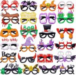 Max Fun 24Pcs Halloween Party Glasses Bulk Glitter