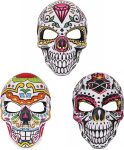 KIPETTO Mardi Gras Mask Venetian Party Mask Sugar Skull