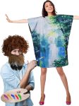 Zeyune 5 Pcs Halloween 80's Painter Couple Costume