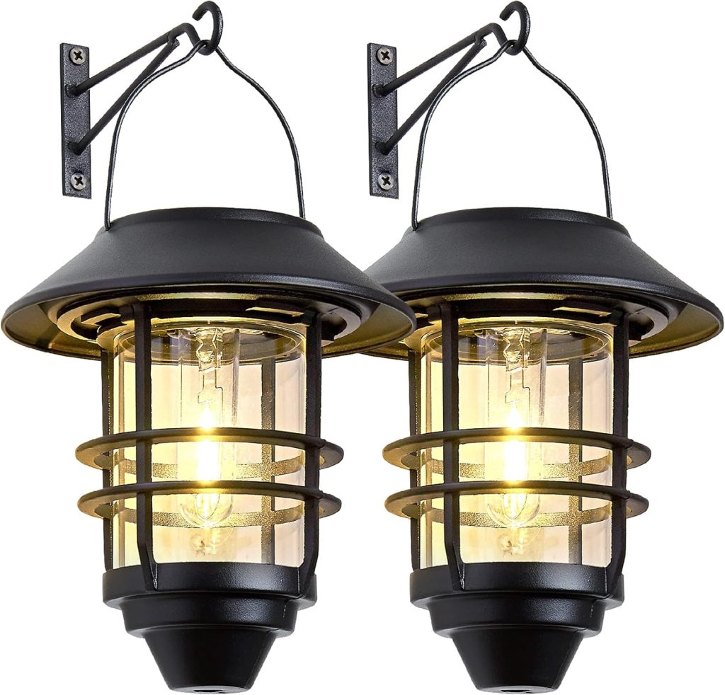 Solar Lantern Outdoor Lights, Hanging Waterproof