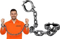 Nicky Bigs Novelties Plastic Shackles with Chain 34.5"