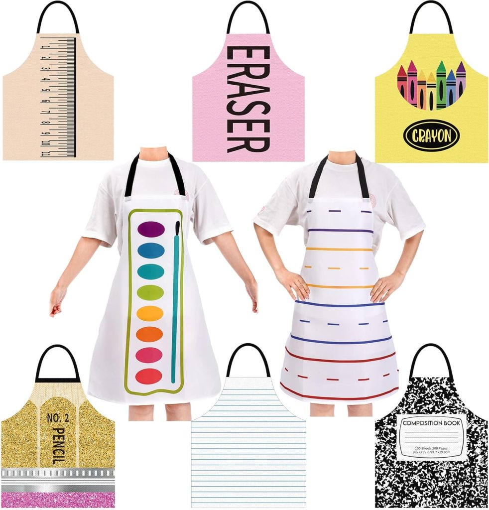 8 Pcs Group Halloween Costumes Adults Funny Teachers