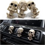 Skull Decor Car Air Freshener Vent Clip Goth Truck
