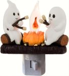 Ghost Campfire Nightlight,Halloween Campfire Flickering