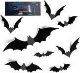 TDHDIKE Halloween Decorations Bats Wall Decor Halloween