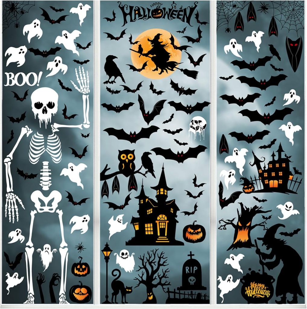 Halloween Window Clings, Halloween Window Stickers