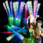 28 PCS Glow Fiber Wands Sticks, LED Light Wands, Glow