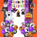 Halloween Balloons Decor Set - 45 Pieces Halloween