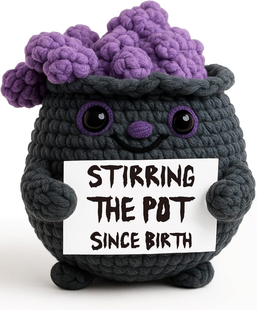 Funny Spooky Halloween Decorations - Cute Crochet Witch