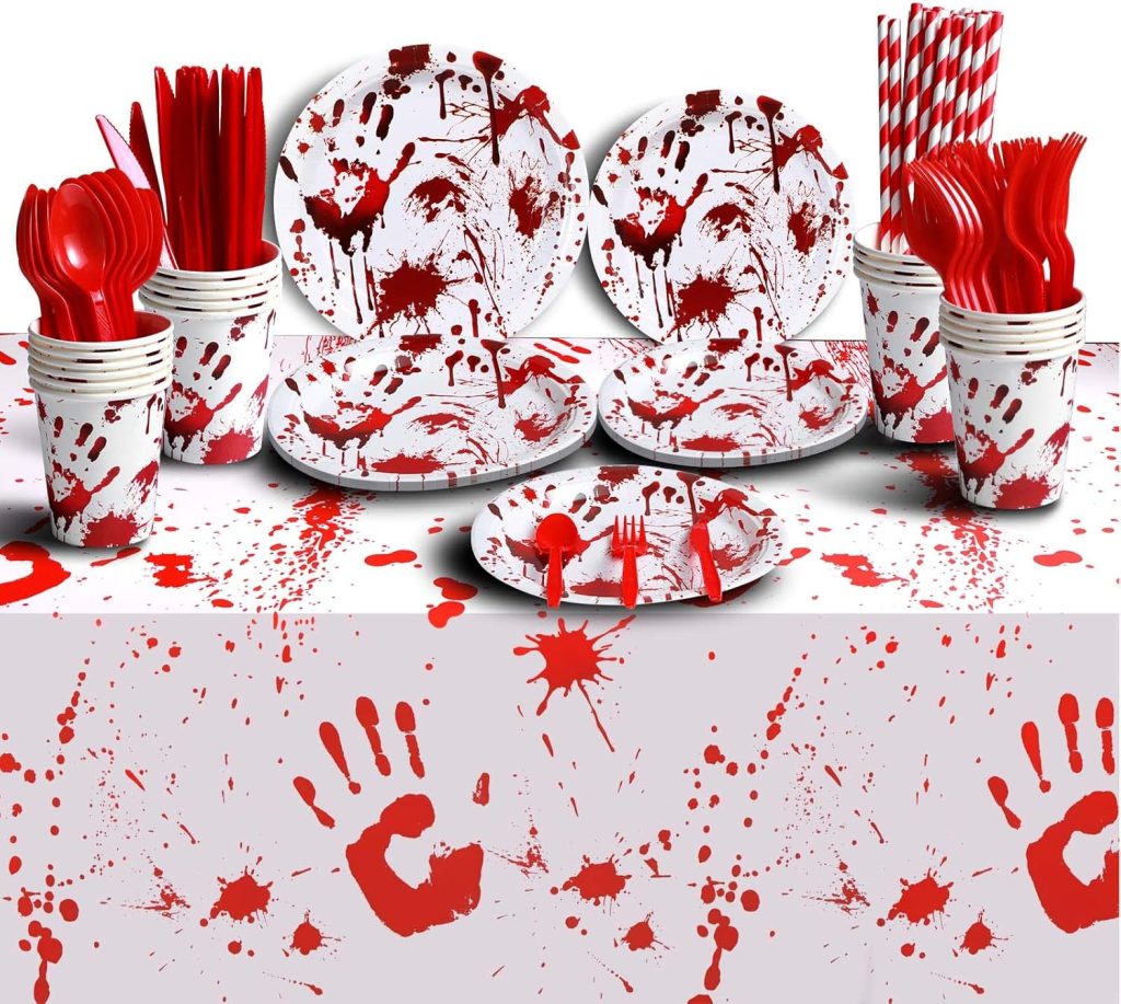 Halloween Party Supplies Dinnerware Decorations -
