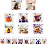 200 PCS Halloween Cellophane Treat Bags, Self Adhesive
