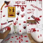 84Pcs Halloween Decorations Handprint Footprint