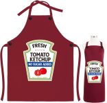 MOVINPE Condiment Apron Sauce Costumes– Halloween Funny