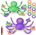 Halloween Spider Ring Toss Game, 2 Pack Inflatable
