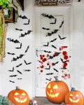 120pcs Halloween Bats Decorations Outdoor Indoor,
