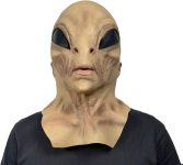 Alien Mask Full Head Latex for Adults, Realistic
