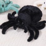 Spider Plush,Ultra Soft Plush Spider Toy,Black Spider