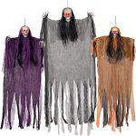 Halloween Decorations,3 Pack Halloween Hanging Skeleton