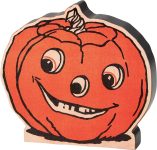 Primitives by Kathy Halloween Pumpkin Chunky Sitter