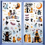 CCINEE Halloween Window Stickers - 10 Sheets Window