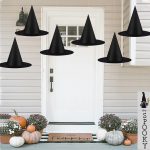 CESOF 12 PCS Halloween Decorations Witch Hat Costume