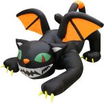 Halloween Inflatable Decor, 6ft LED Light Up Inflatable