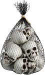 Boao 10 Pieces Halloween Skeleton Head Small Mini