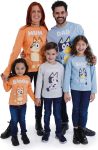 Bluey Bingo Chilli Mom Bandit Dad Long Sleeve Matching
