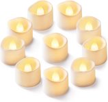 Homemory 12Pcs Flickering Flameless Candle Battery