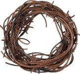 Taiyin 8 Pcs 65.6 Foot Fake Rusted Barbed Wire Prop