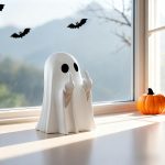 Halloween Ghost Figurine - Halloween Decor Indoor, Cute