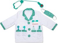 Melissa & Doug Doctor Costume Dress-Up Set for Kids