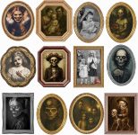 Scary Halloween Party Decoration Indoor Home Wall Decor