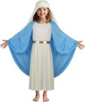 HOMELEX Mary Costume Dress Girls Halloween Cosplay