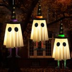 Hanging Ghosts Decor, Halloween Decorations Outdoor