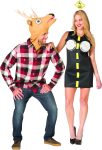 Rasta Imposta Deer in Headlights Couple Costume