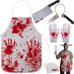 Halloween Butcher Costume Set- Cooking Chef Apron