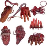 XONOR Halloween Fake Bloody Severed Hands Feet Broken