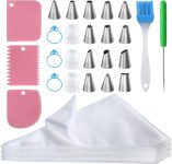 firstake Piping Bags and Tips Set - 100pcs Disposable