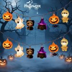 Halloween String Lights, 4.9Ft 10 LED Fall Fairy Lights