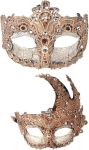 YU FENG Venetian Masquerade Mask for Women Couples