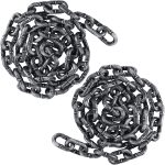Zcaukya 2 Pcs Halloween Plastic Chain, 6 FT Halloween