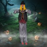 Halloween Animatronic 7.4ft Scary Talking Clown–Sound