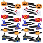 30PCS Halloween Hair Clips for Girls Women, Pumpkins