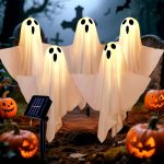 Halloween Decorations Solar Halloween Ghost Lights -
