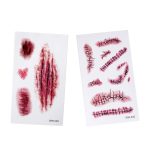 Hoyuwak Waterproof Scar Decals for Halloween -